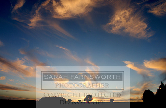 view to temple guiting silhouette